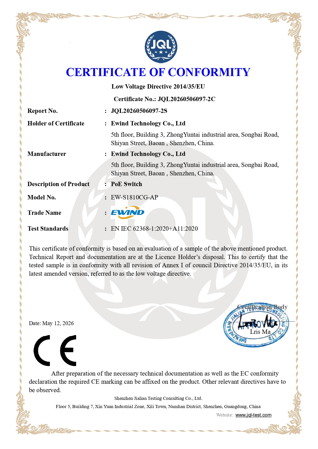 Certificate 4